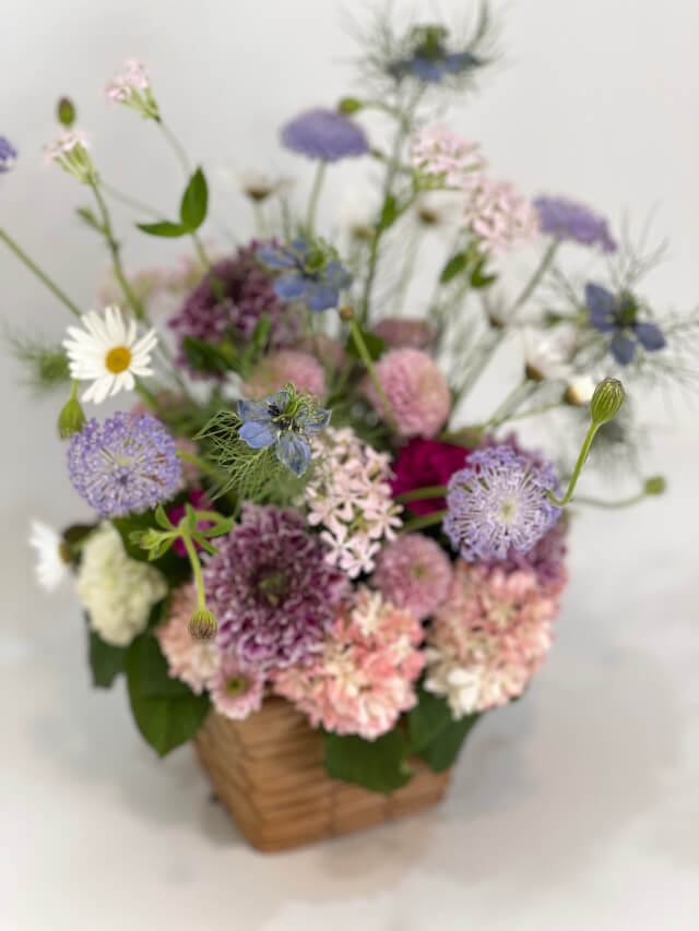 バスケットギフト〜初夏の花で〜