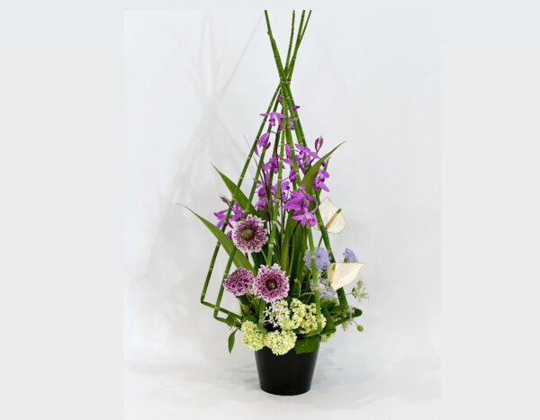 初夏の花で作るコーン応用